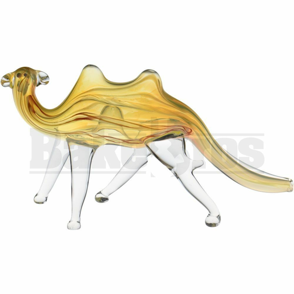 ANIMAL HAND PIPE MAJESTIC CAMEL 6" ASSORTED COLORS