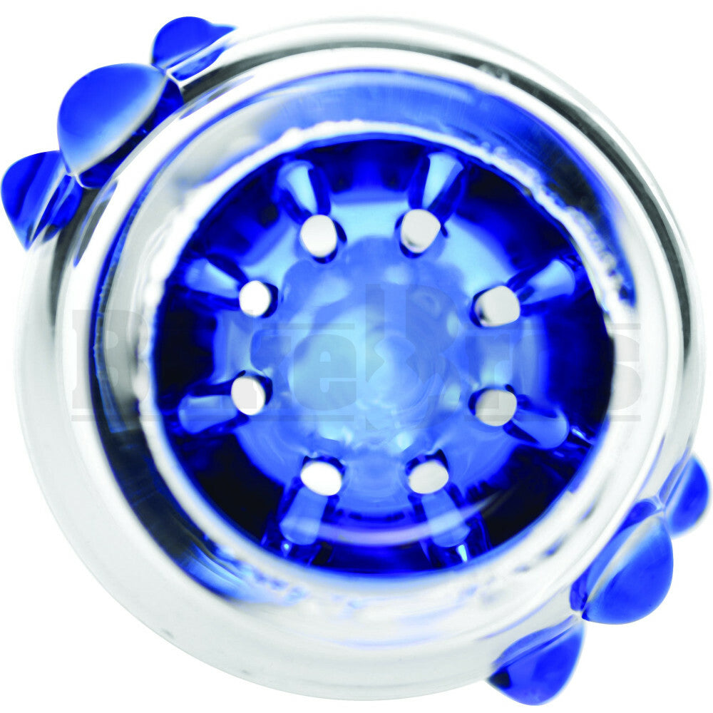 BOWL SPHERE HEAD GRIP DOTS FULL MELT BLUE 18MM