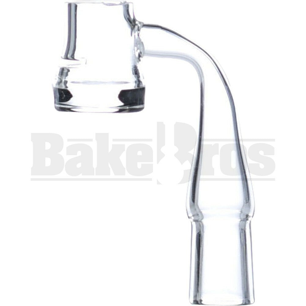 10MM NAIL QUARTZ GRAIL W/ SLIT DOMELESS 90* CLEAR JOINT CLEAR FEMALE