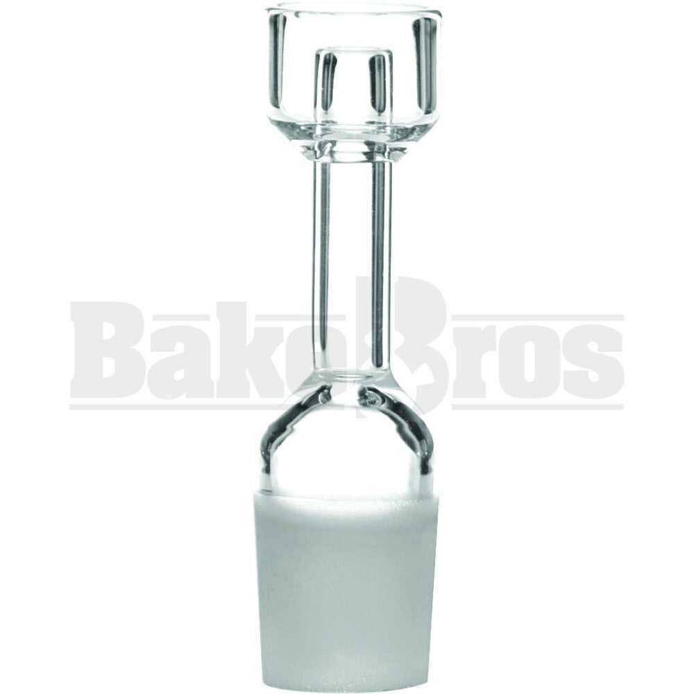 14MM QUARTZ GLASS NAIL DOMELESS VAPOR JOINT CLEAR MALE