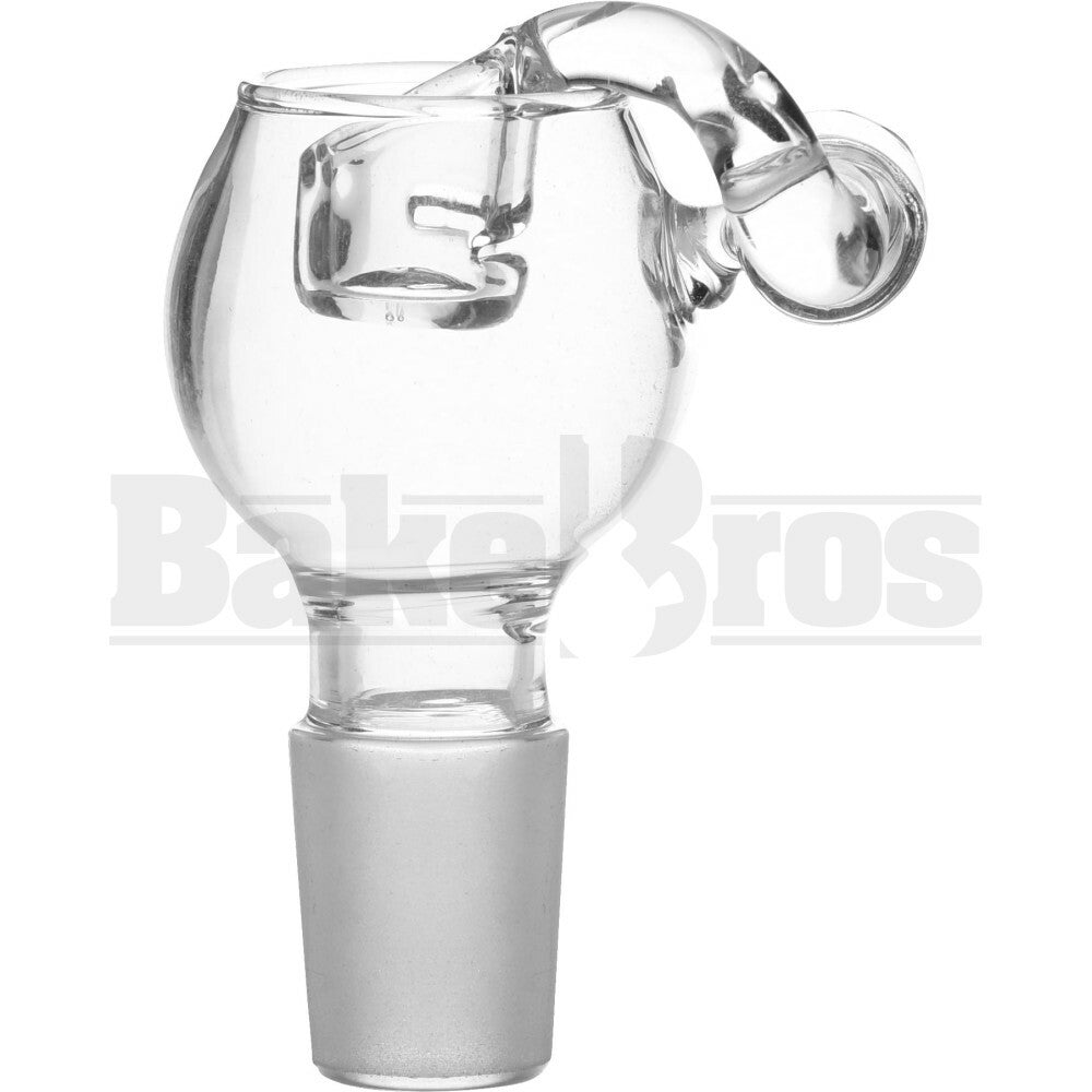 MALE HONEYBUCKET W/ NAIL GLASS WELDED ARM END CLEAR 18MM