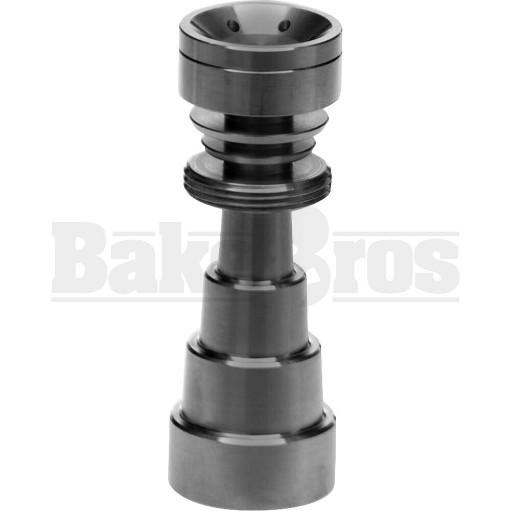 18/14/10 NAIL TITANIUM SALT SHAKER THREADED DISH DOMELESS METALLIC FEMALE / MALE