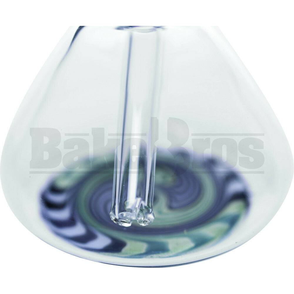 NEXUS WP FIXED DOWNSTEM PERC WIG WAG WORKS 6" GREEN BLUE MALE 10MM