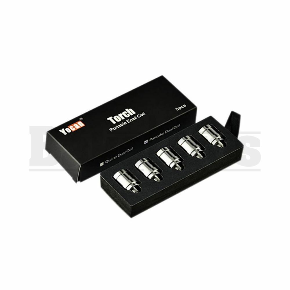 YOCAN TORCH PORTABLE DRY-HERB E-NAIL PANCAKE DUAL COIL SILVER