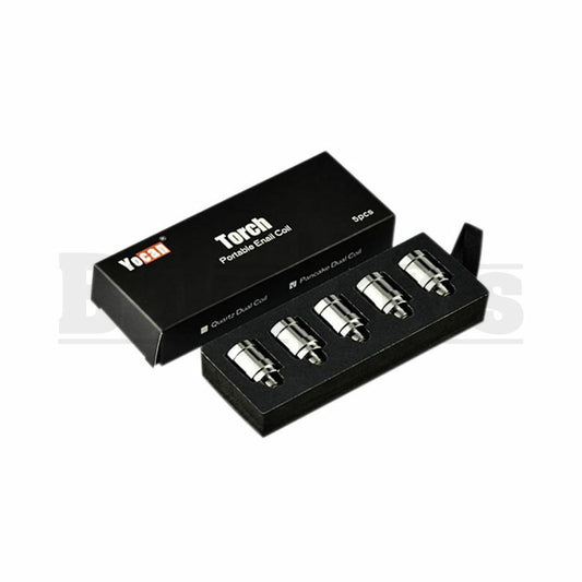 YOCAN TORCH PORTABLE DRY-HERB E-NAIL PANCAKE DUAL COIL SILVER
