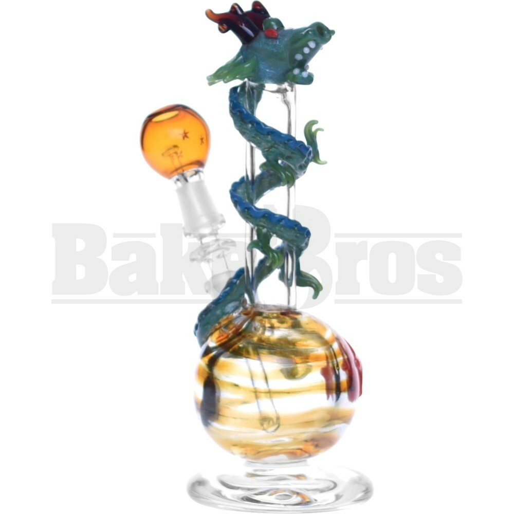 EMPIRE WP DRAGON WRAP AROUND BALL COIL COLLECTION 7" CLEAR MALE 10MM