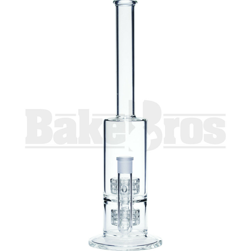 WP GRID 90* JOINT STR 10" CLEAR MALE 18MM