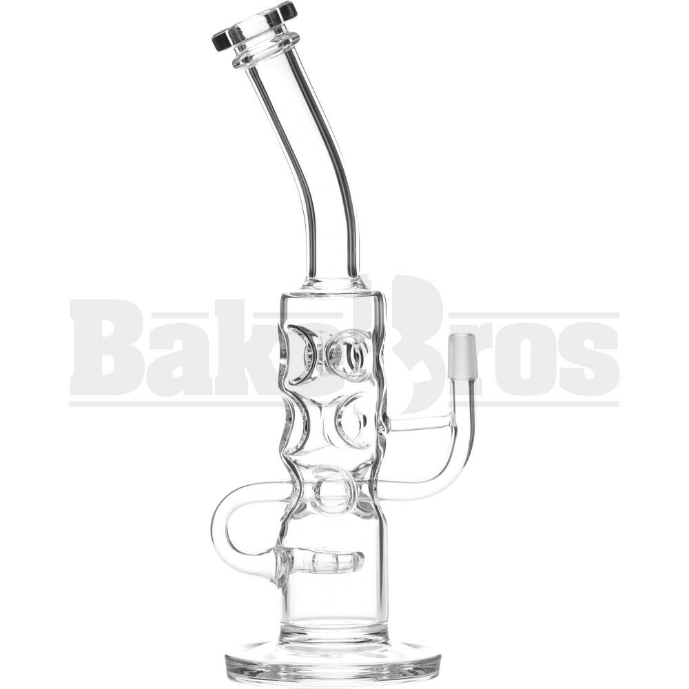 WP SHOWERHEAD & SWISS BODY PERC S CURVE JOINT 12" CLEAR MALE 14MM
