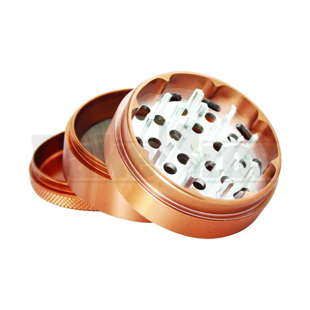 SHARPSTONE CLEAR TOP GRINDER 4 PIECE 2.5" BROWN Pack of 1