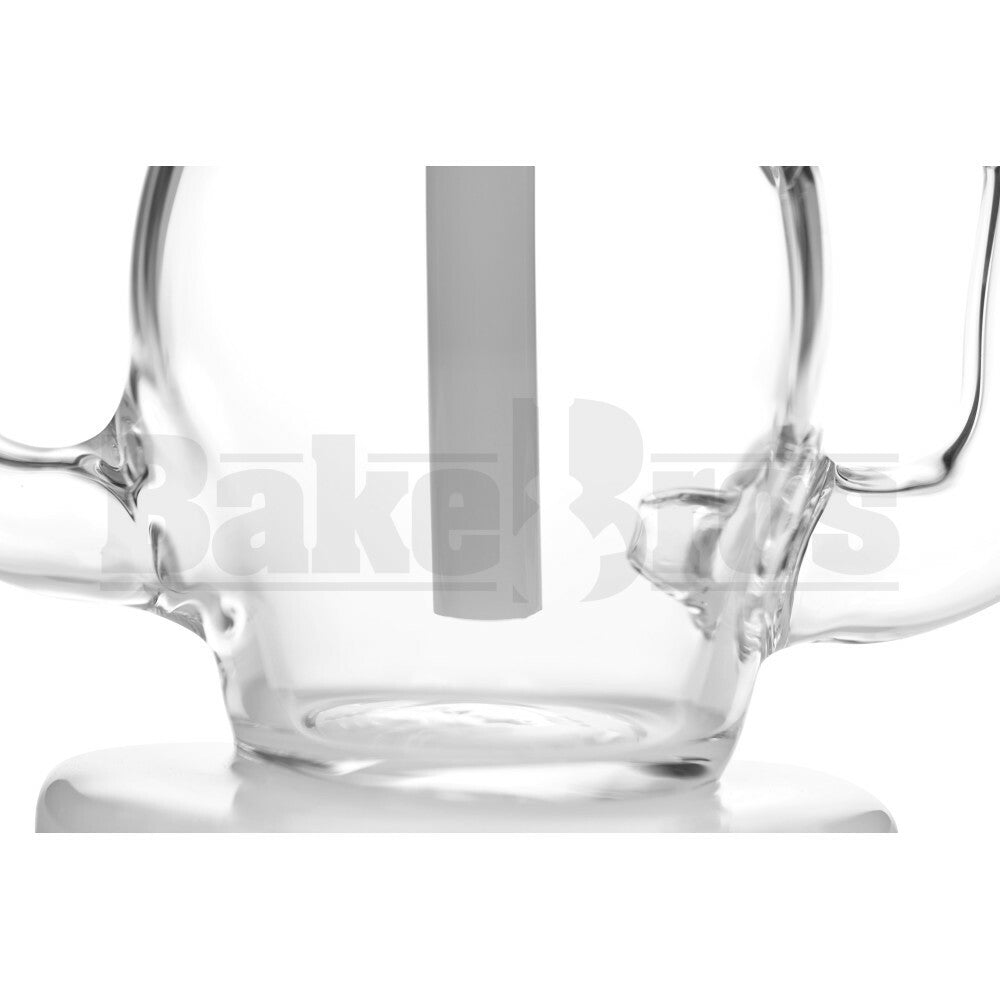 WP DIFFUSED PERC & INLINE RECYCLER BABY BOTTLE 8" IVORY WHITE FEMALE 14MM