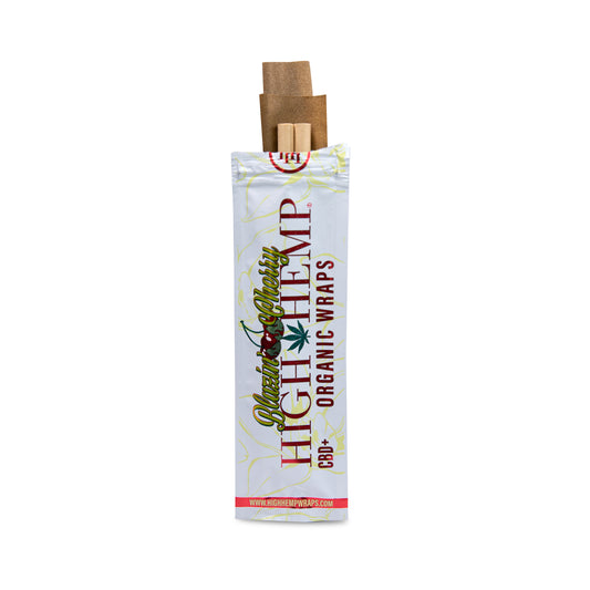 High Hemp Organic Wraps 2 Wraps With 2 Filters Blazin' Cherry Pack Of 1