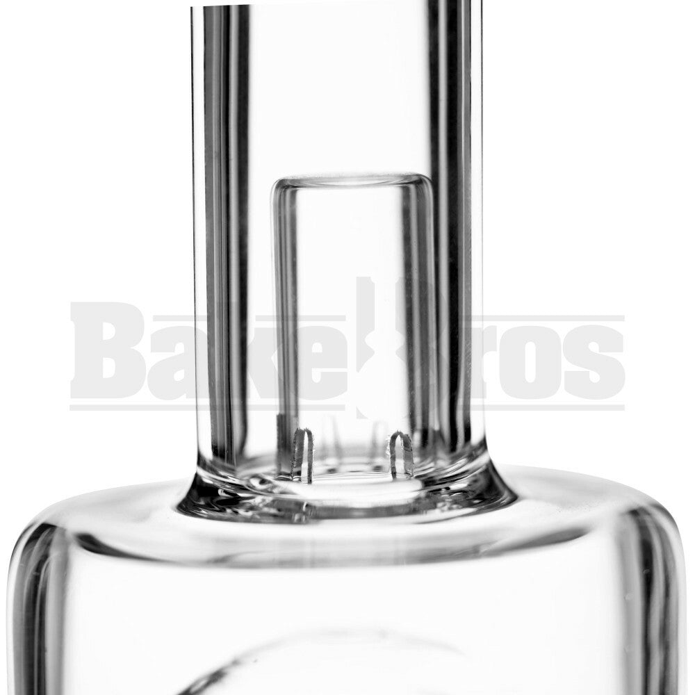 WP STRAIGHT TUBE 7MM 12 ARM TREE W/ TURBINE & SPLASHGUARD PERC 11" CLEAR FEMALE 18MM