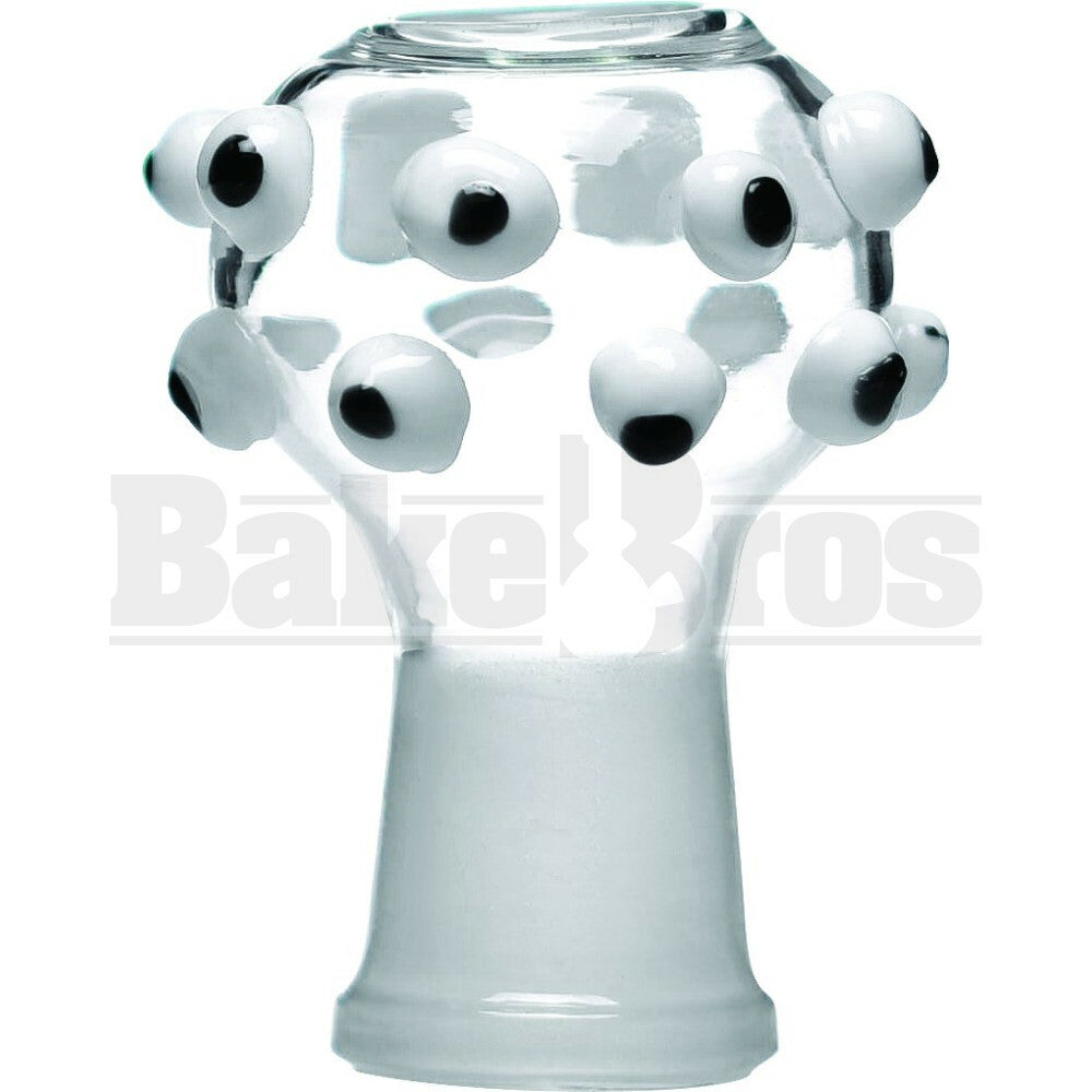 DOME VAPOR POLKA DOT EYEBALL HOLDER BLACK WHITE 18MM