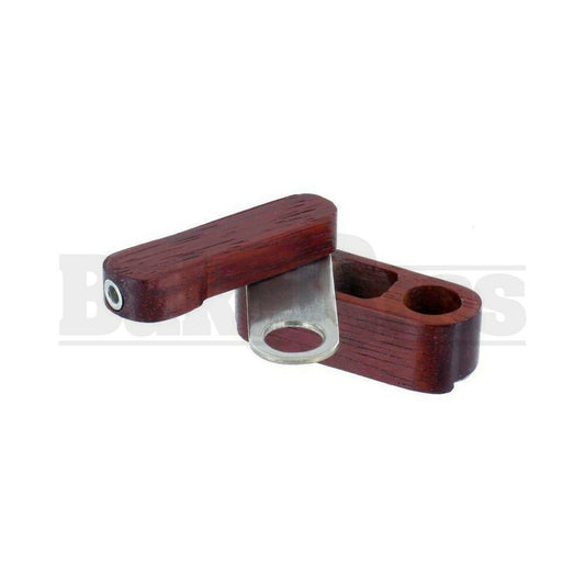 WOOD SWIVEL PIPE W/ STASH COMPARTMENT ASSORTED COLORS