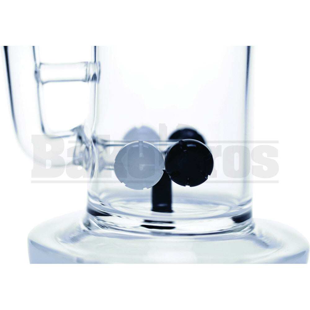 WP TABLE TOP RIG WITH TIRE PERC BENT NECK 7" IVORY WHITE MALE 14MM
