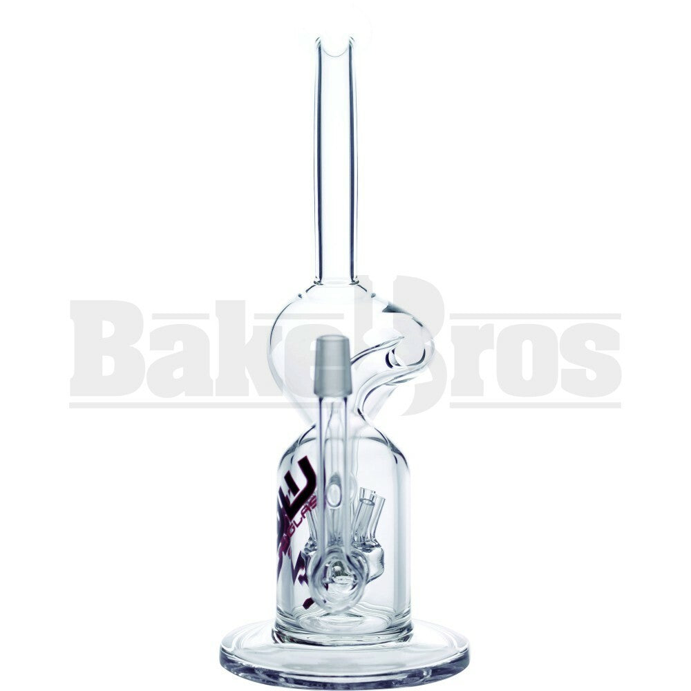 JM FLOW WP TORNADO RECYCLER SPRINKLER PERC 10" CLEAR MALE 14MM