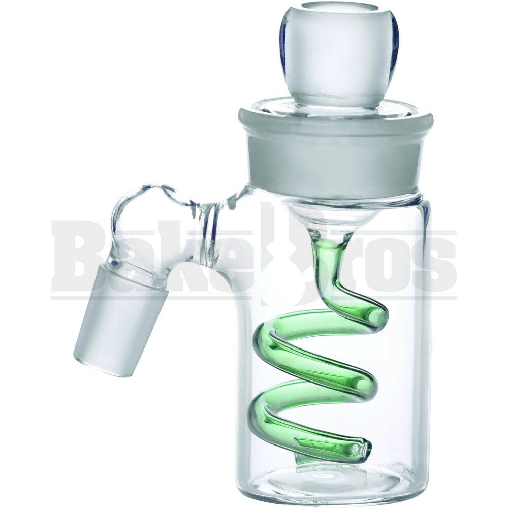 ASHCATCHER COIL PERC 45* ANGLED JOINT MALE 18MM