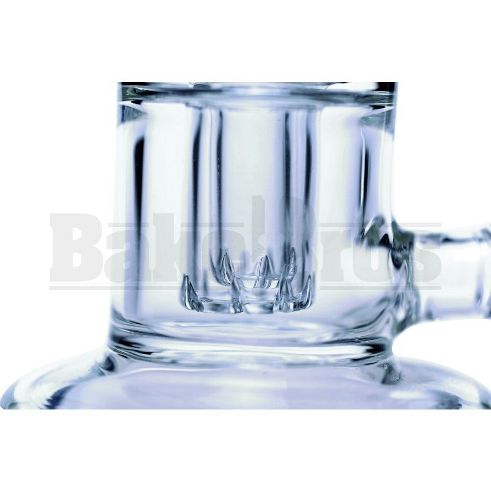 WP 2X INVERTED BRILLIANCE PERC DESKTOP RIG 9" CLEAR MALE 18MM