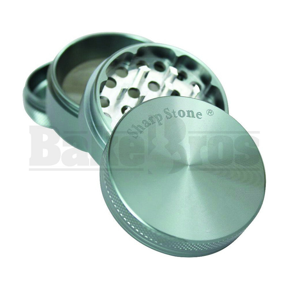 SHARPSTONE HARD TOP GRINDER 4 PIECE 2.2" GRAY Pack of 1