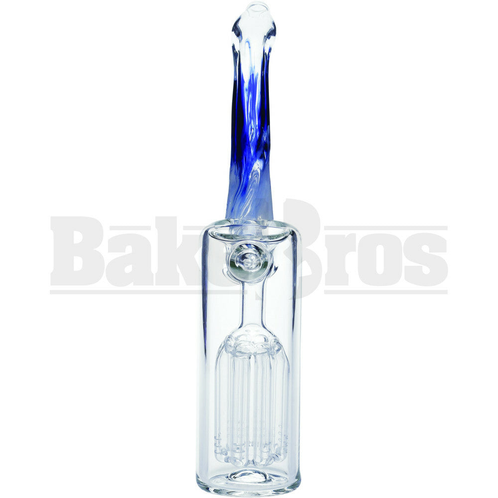 BUBBLER HAND PIPE 6 ARM PERC UPRIGHT STYLE 9" ASSORTED COLORS