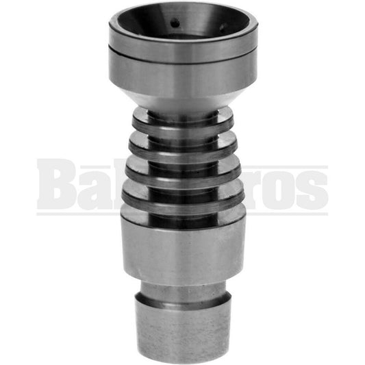 18MM 14MM DOMELESS NAIL TITANIUM THREADED DISH METALLIC MALE