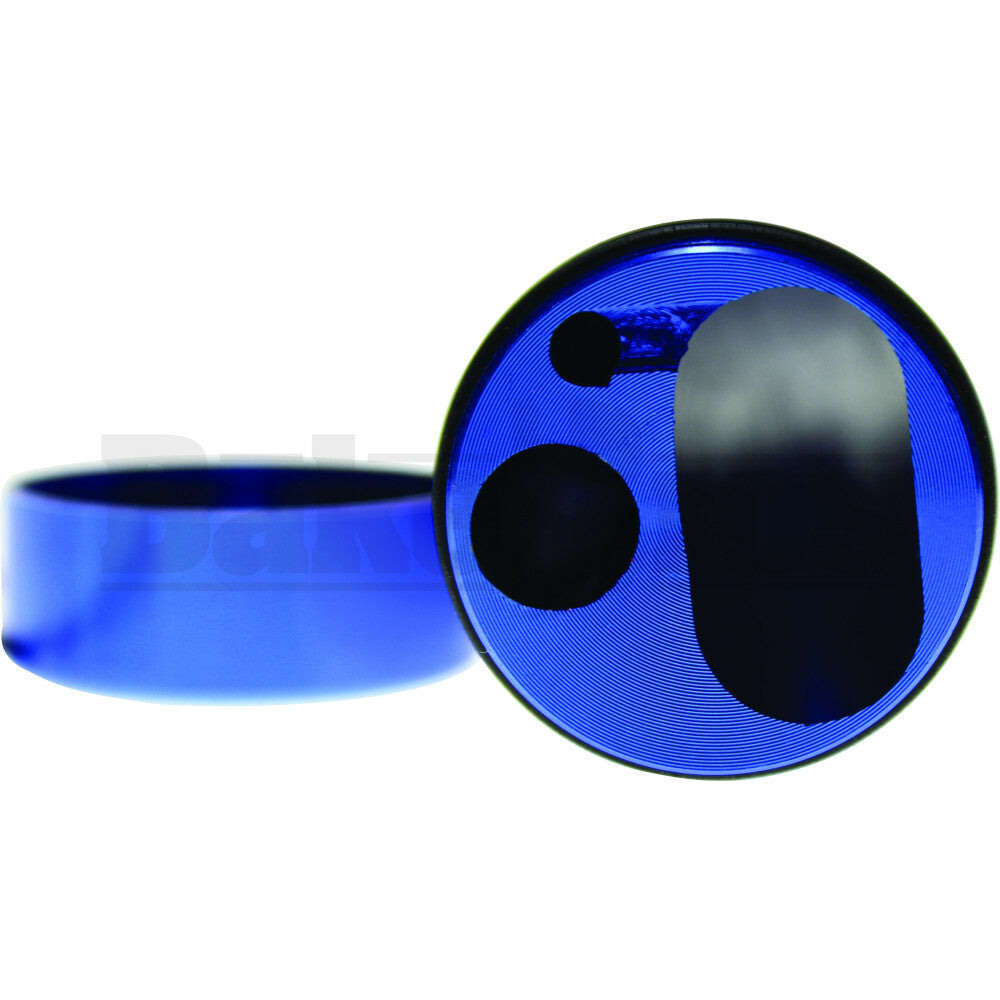 METAL DUGOUT 2 SIDE CAPS 5" BLUE