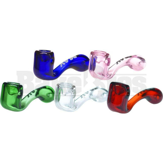 MAVERICK GLASS HAND PIPE MINI SHERLOCK 3.5" ASSORTED