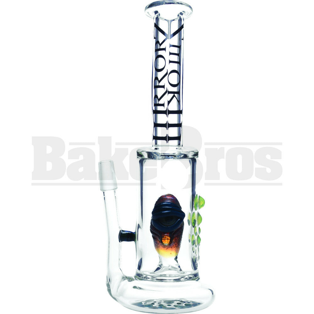 SMOKIN MIRRORZ WP FADED MONSTER PERC VAPOR RIG 10" CLEAR MALE 14MM