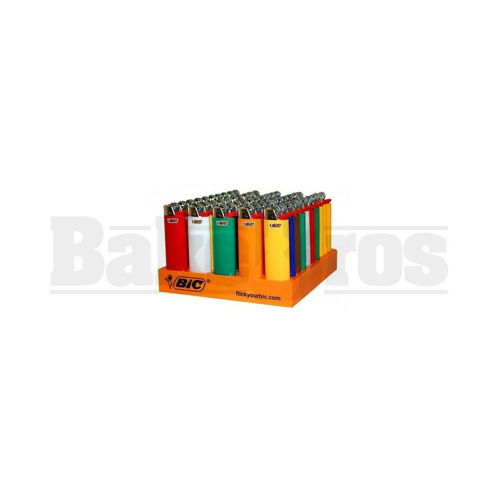 BIC LIGHTER 2" MINI SIZE ASSORTED COLORS Pack of 1
