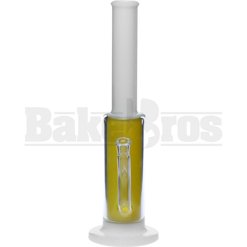 BLUE LABEL WP GLOW IN THE DARK YELLOW TURBINE PERC 14" WHITE FEMALE 14MM