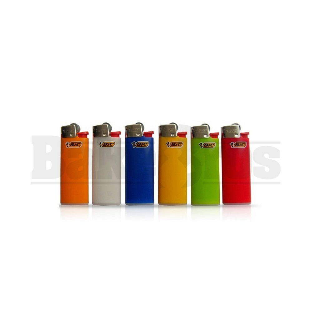 BIC LIGHTER 2" MINI SIZE ASSORTED COLORS Pack of 6