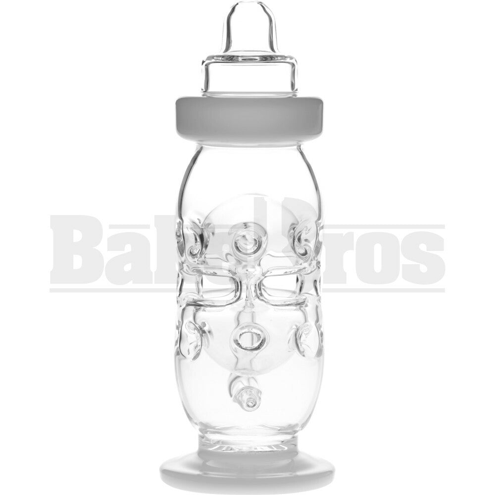 WP BABY BOTTLE FABERGE EGG SWISS BODY 10" CLEAR MALE 14MM