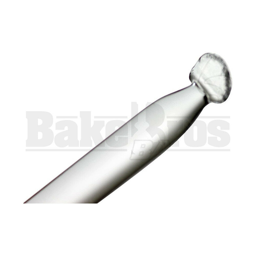 GLASS VAPOR TOOL W/ SPOON CLEAR 7.5"