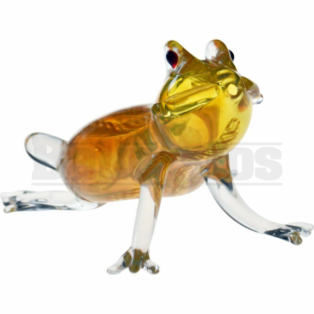ANIMAL HAND PIPE TRIANGLE FROG 5" ASSORTED COLORS