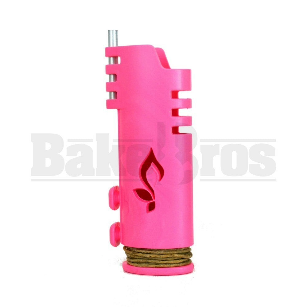 HEMPLIGHTS WRAPPER LIGHTER CASE WITH HEMPWICK PINK Pack of 1