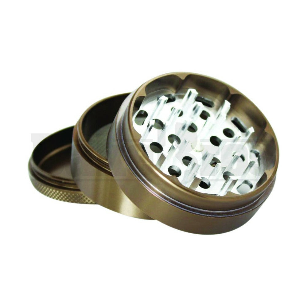 SHARPSTONE CLEAR TOP GRINDER 4 PIECE 2.5" MOSS GREEN Pack of 1