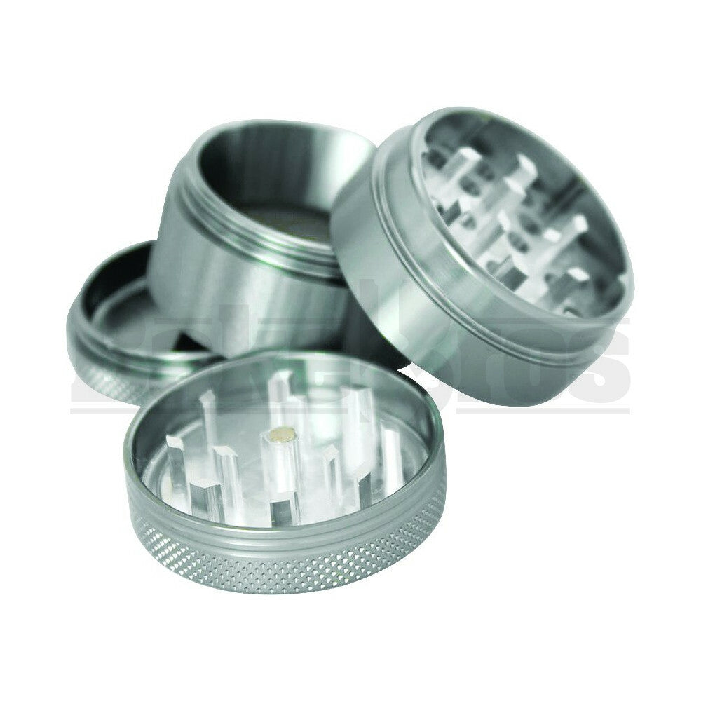 SHARPSTONE HARD TOP GRINDER 4 PIECE 1.5" GRAY Pack of 1