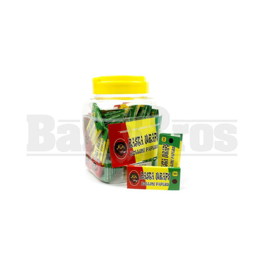 RASTA WRAP ROLLING PAPERS 1 1/2 32 LEAVES PER PACK UNFLAVORED Pack of 50