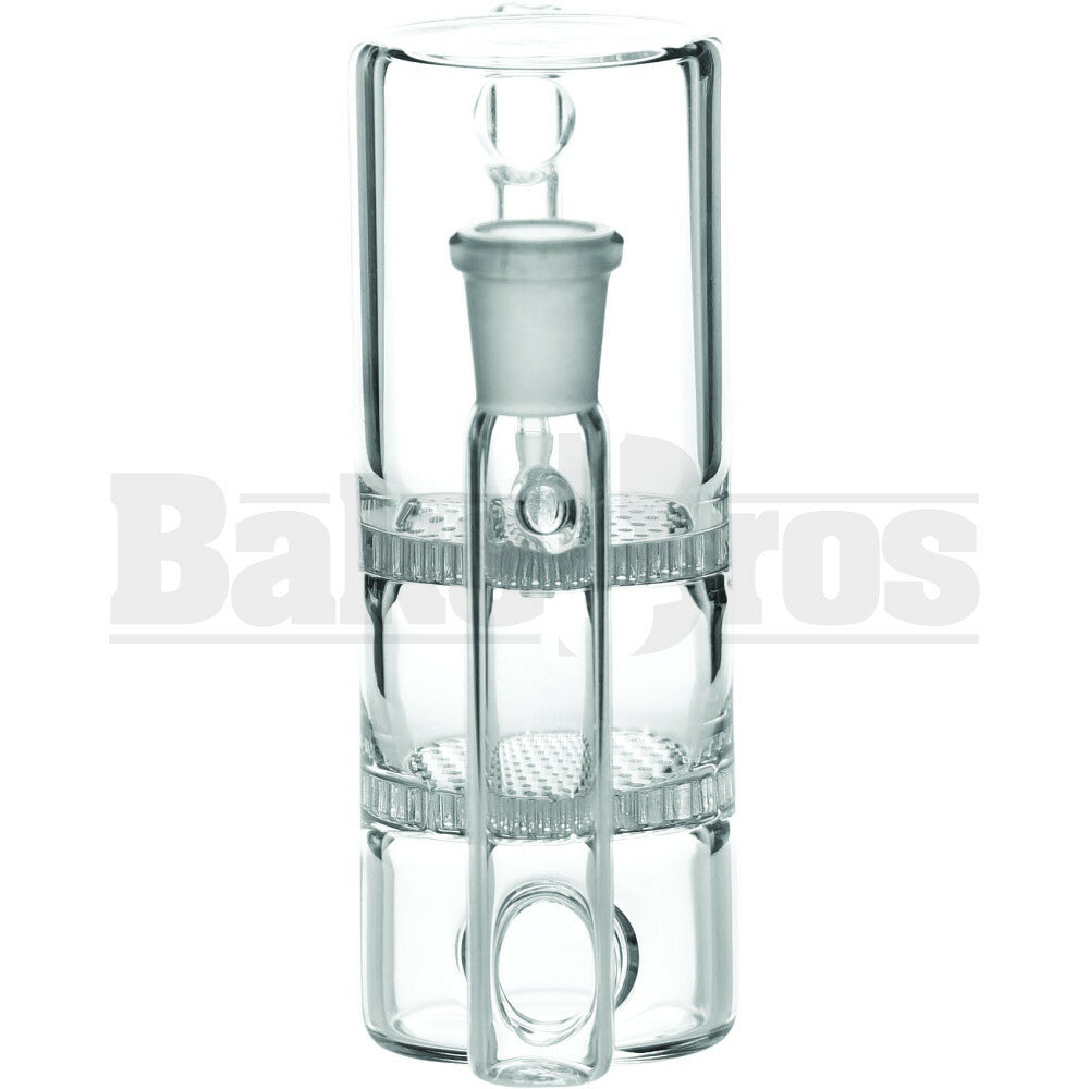 ASHCATCHER 2X HONEYCOMB DISK PERC S CONFIG CLEAR MALE 14MM