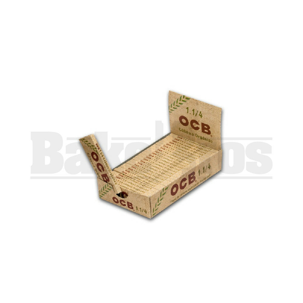 OCB ORGANIC HEMP UNBLEACHED ROLLING PAPERS 1 1/4 UNFLAVORED Pack of 24