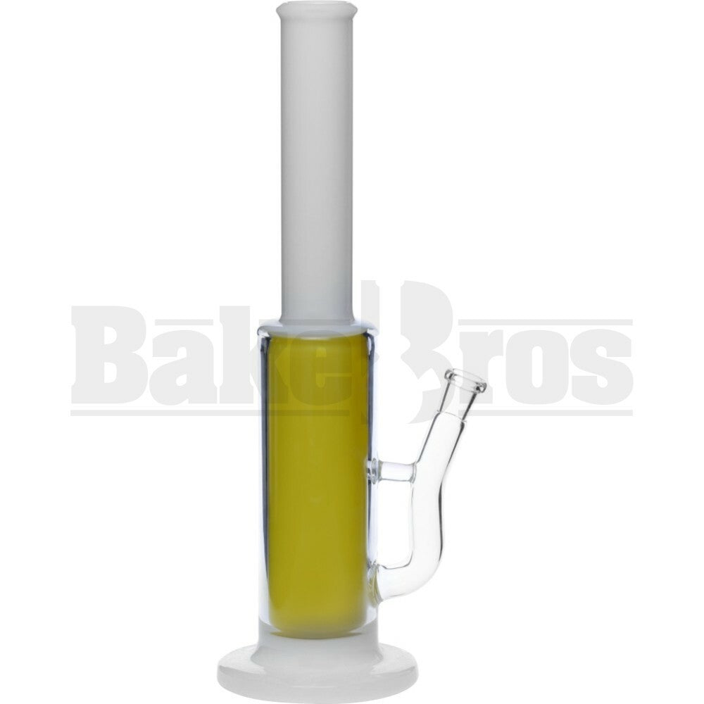 BLUE LABEL WP GLOW IN THE DARK YELLOW TURBINE PERC 14" WHITE FEMALE 14MM
