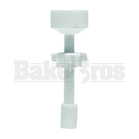 18MM NAIL CERAMIC THREADED ADJUSTABLE WHITE FEMALE