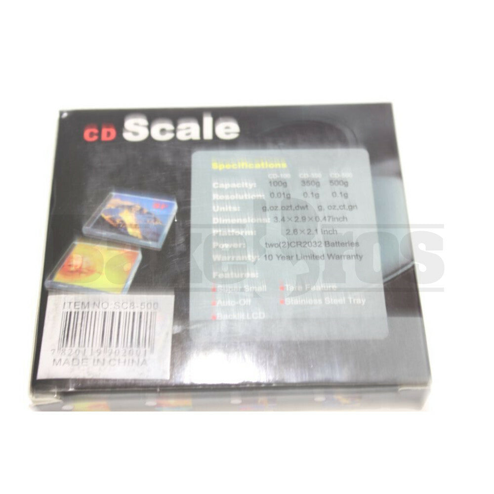 SF CD SCALE 0.1g 500g BLACK