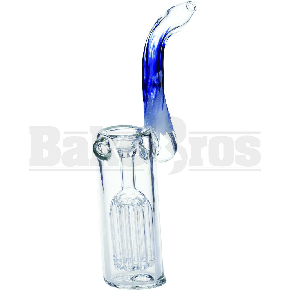 BUBBLER HAND PIPE 6 ARM PERC UPRIGHT STYLE 9" ASSORTED COLORS