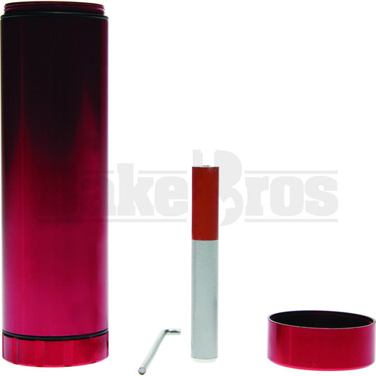 METAL DUGOUT 2 SIDE CAPS 5" RED