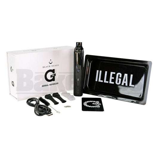 G PEN BLACK SCALE PRO VAPORIZER FOR BY GRENCO SCIENCE LEATHER FINISH BLACK