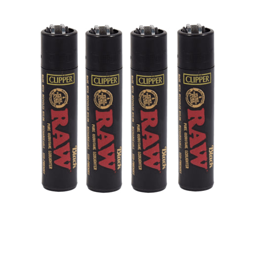 Clipper Lighter 3" Raw Black Natural Pack Of 1