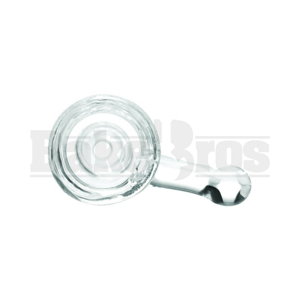 SLIDER BOWL GLASS SCREEN BULBOUS LONG HANDLE CLEAR 18MM