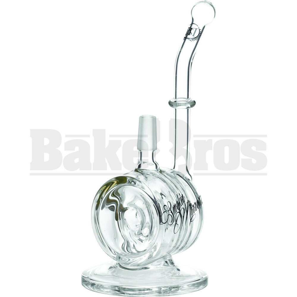 SMOKIN MIRRORZ WP CANISTER 3 HOLE RING PERC WITH DRIPS 8" TEAL MALE 14MM