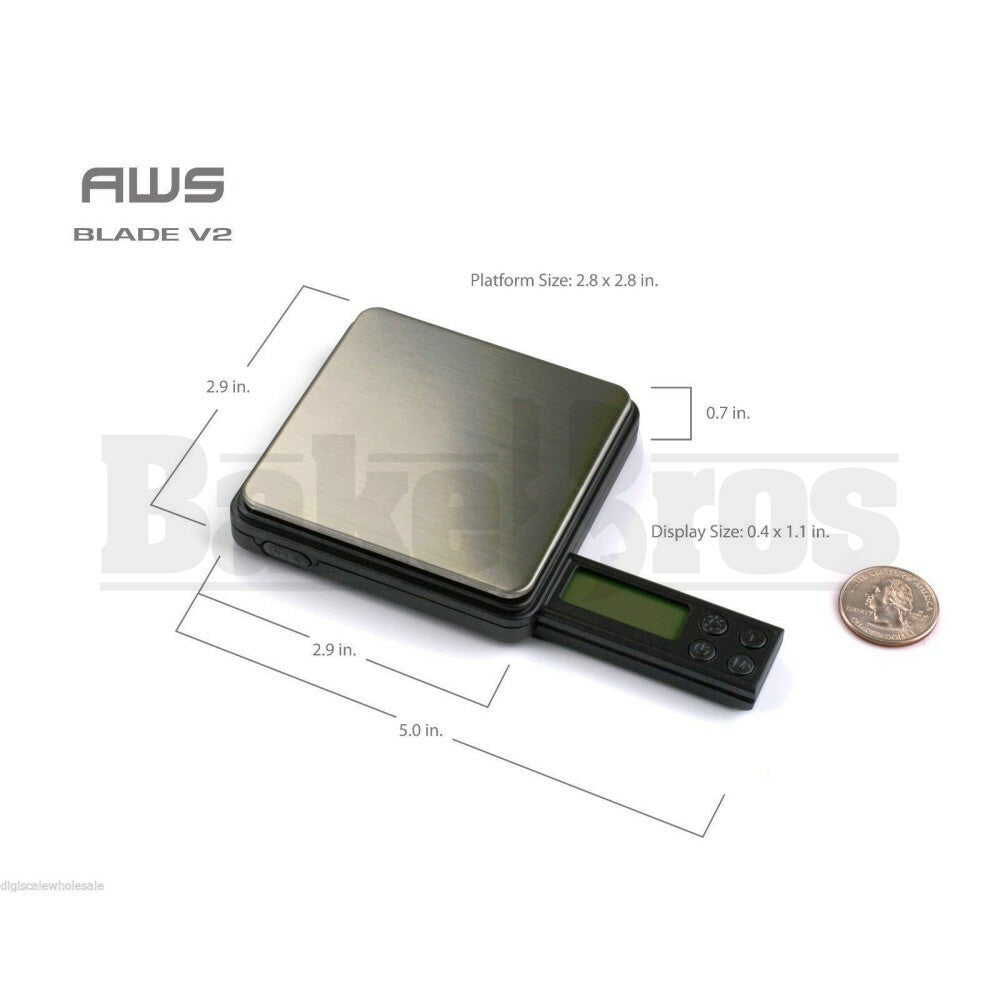 AWS BLADE-V2 WITH POUCH BL2 SERIES 0.01g 100g BLACK